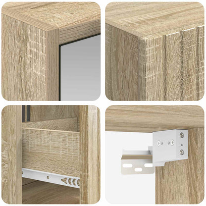 Bathroom Cabinet Set 5 pcs Sonoma Oak 40 x 10.5 x 60.5 cm