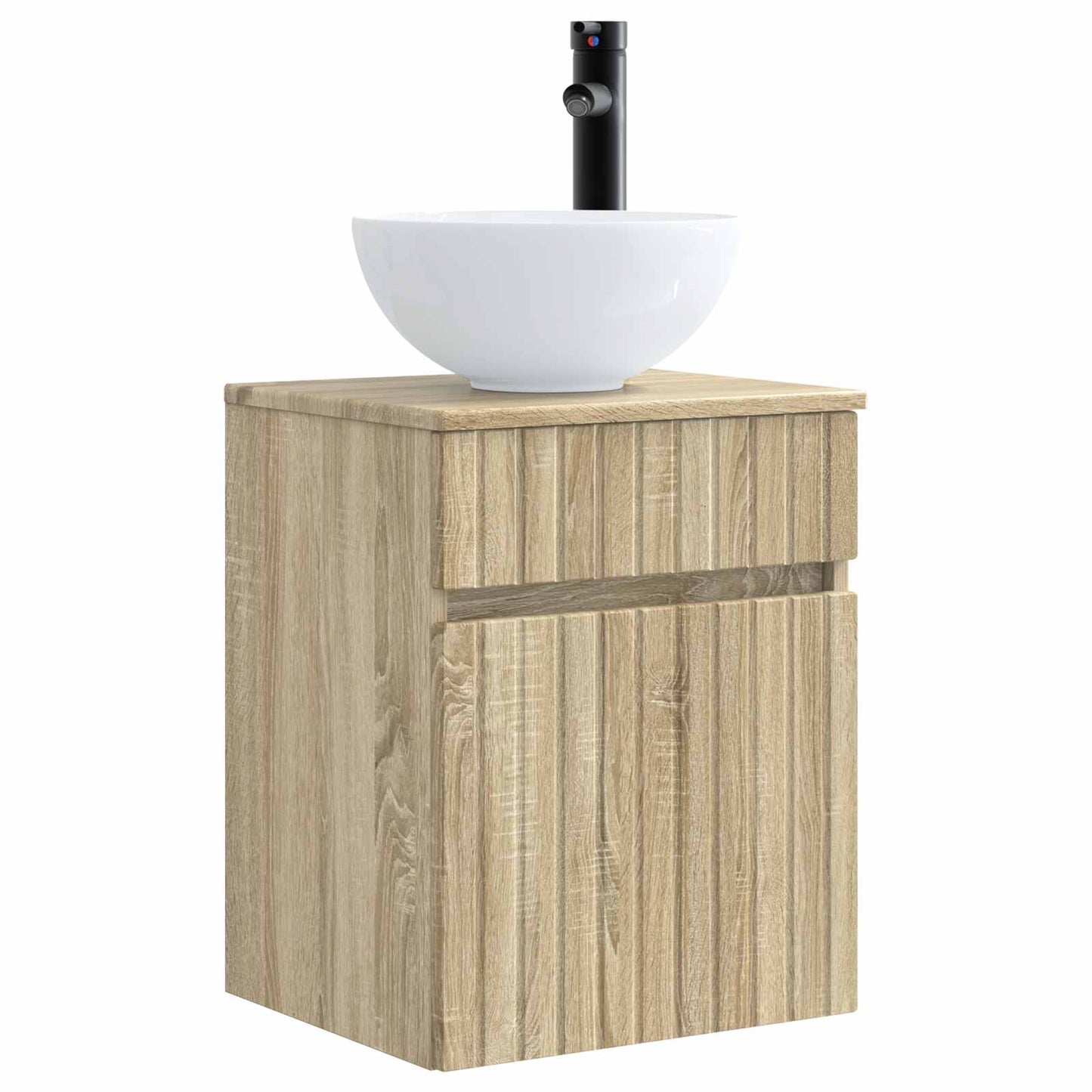Bathroom Cabinet Set 5 pcs Sonoma Oak 40 x 10.5 x 60.5 cm