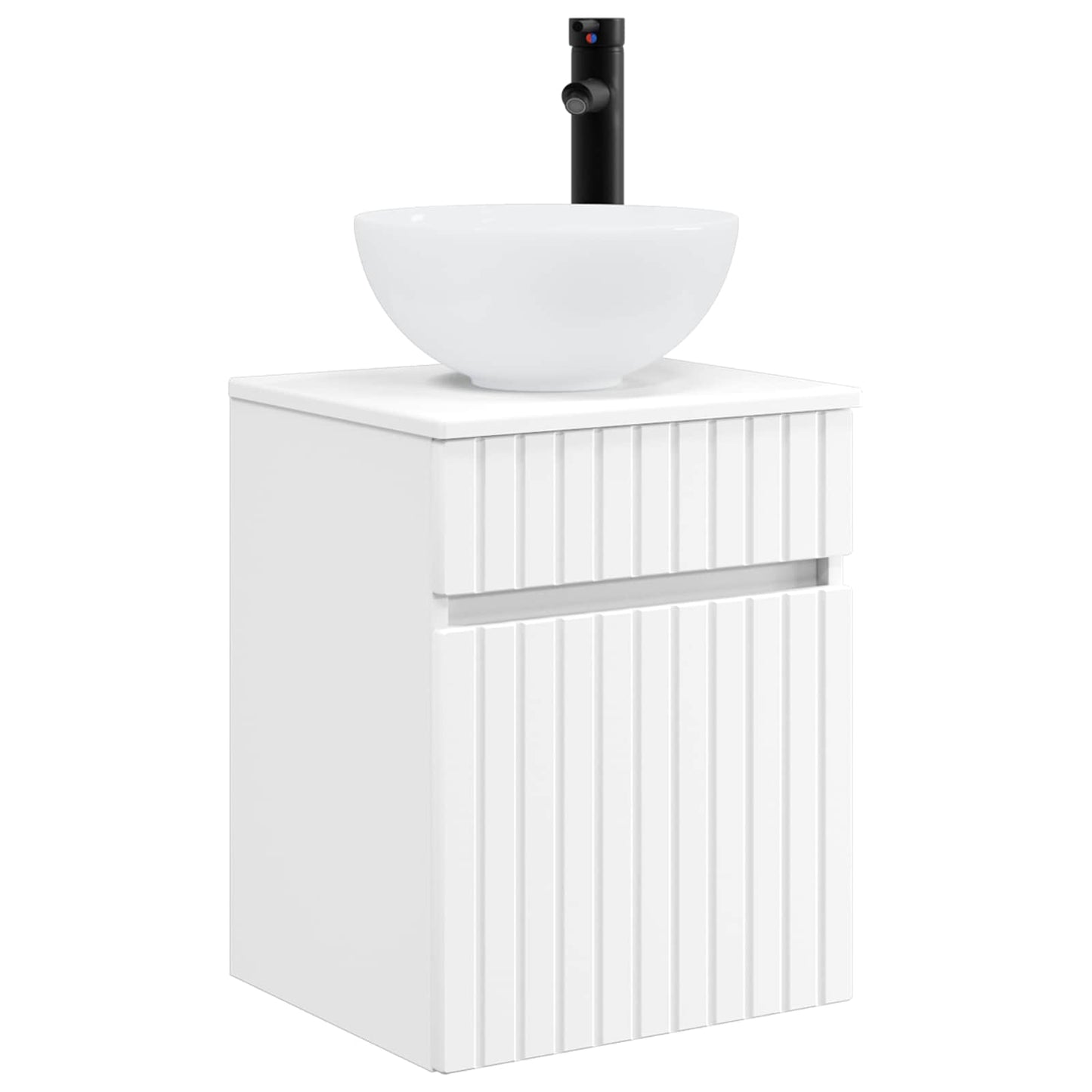 Bathroom Cabinet Set 5 pcs White 43 x 16 x 62.5 cm