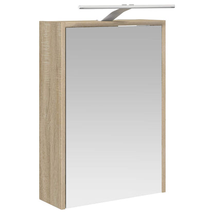 Bathroom Cabinet Set 5 pcs Sonoma Oak 43 x 16 x 62.5 cm