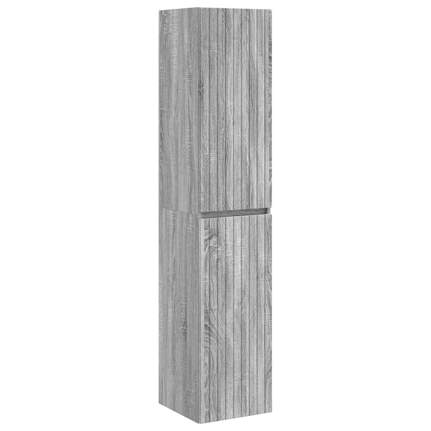 Bathroom Cabinet Set 5 pcs Grey Sonoma 43 x 16 x 62.5 cm