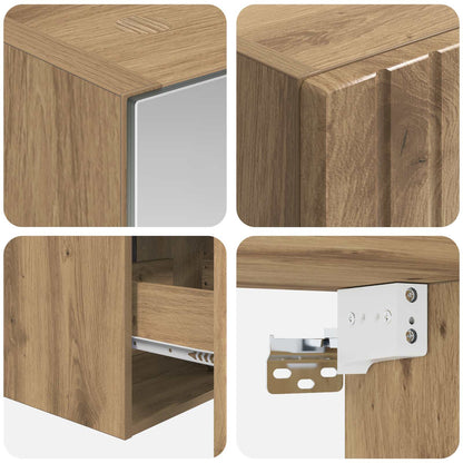 Bathroom Cabinet Set 5 pcs Artisan Oak 43 x 16 x 62.5 cm