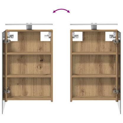 Bathroom Cabinet Set 4 pcs Artisan Oak 40 x 10.5 x 60.5 cm