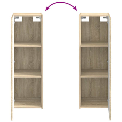 Bathroom Cabinet Set 4 pcs Sonoma Oak 50 x 14.5 x 70 cm