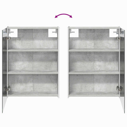 Bathroom Furniture Set 4 pcs Concrete Grey