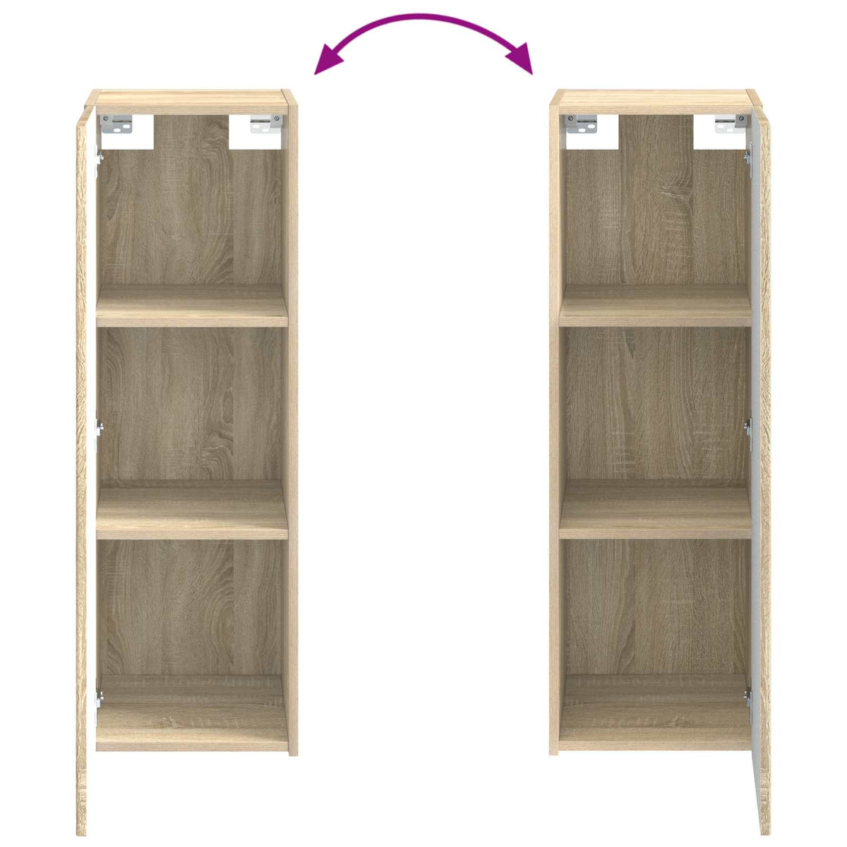 Bathroom Furniture Set 4 pcs Sonoma Oak