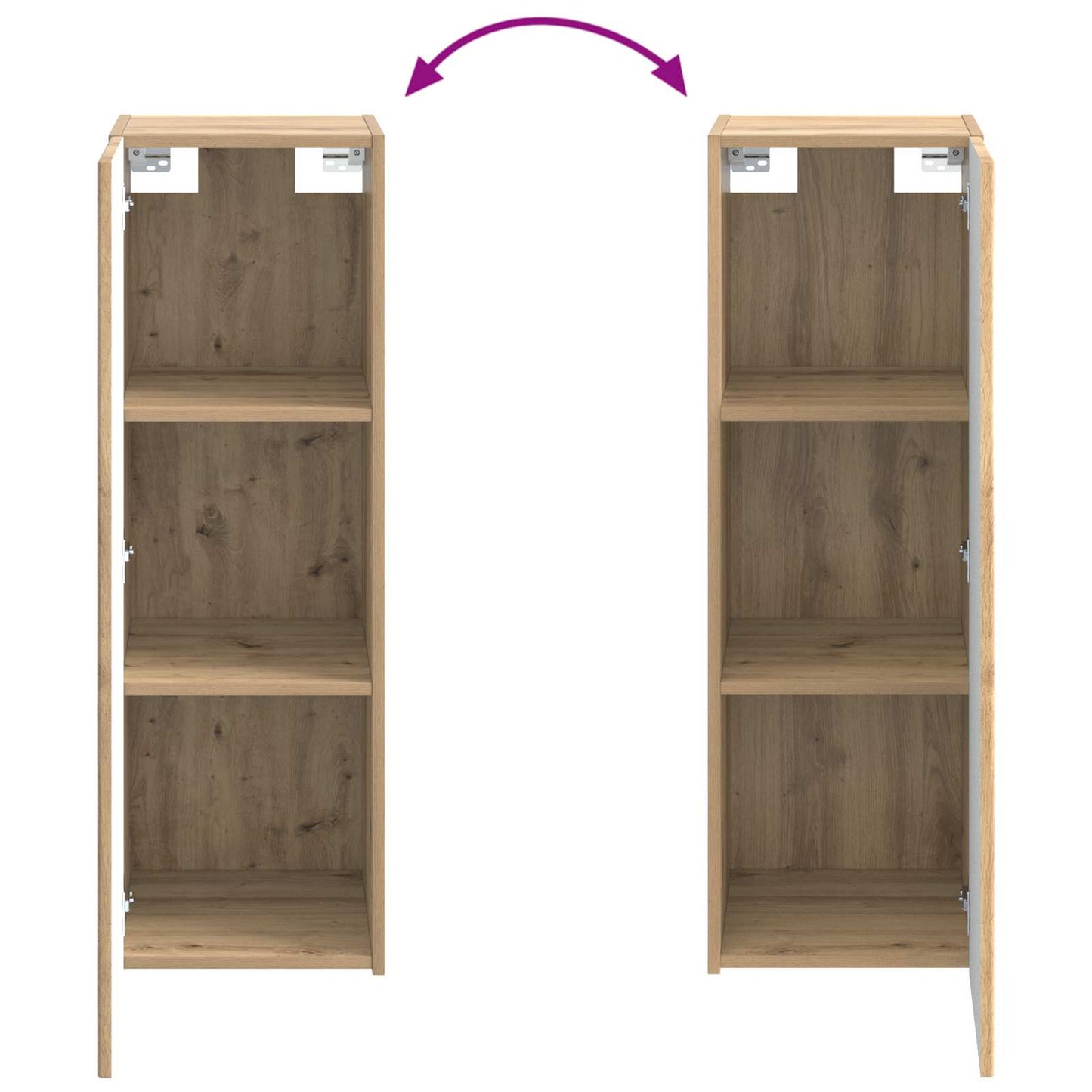 Bathroom Furniture Set 4 pcs Artisan Oak