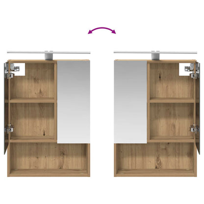 Bathroom Furniture Set 4 pcs Artisan Oak