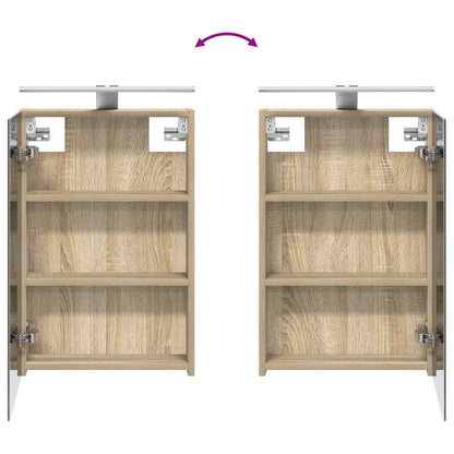 Bathroom Furniture Set 4 pcs Sonoma Oak