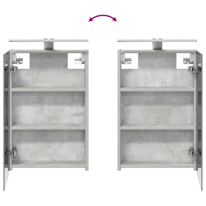 Bathroom Furniture Set 4 pcs Concrete Grey