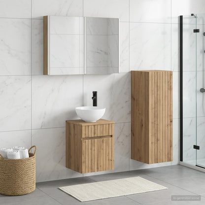 Bathroom Furniture Set 4 pcs Artisan Oak