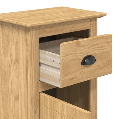 Bathroom Cabinet with Drawer BODO Honey Brown 44 x 30 x 90 cm