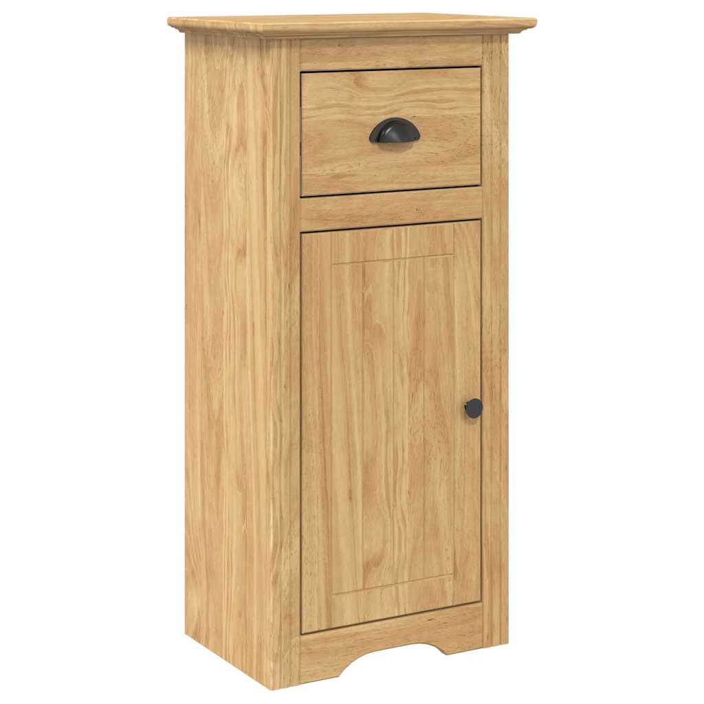 Bathroom Cabinet with Drawer BODO Honey Brown 44 x 30 x 90 cm