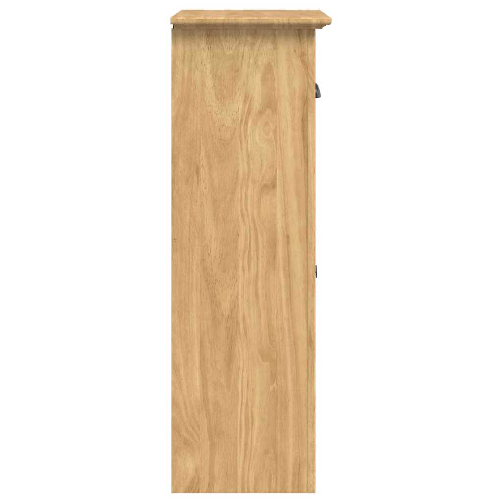 Bathroom Cabinet with Drawer BODO Honey Brown 44 x 30 x 90 cm