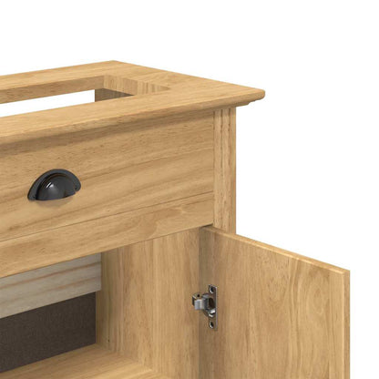 Bathroom Cabinet with Storage BODO Honey Brown 70 x 35 x 80 cm