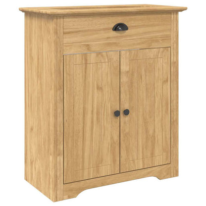 Bathroom Cabinet with Storage BODO Honey Brown 70 x 35 x 80 cm