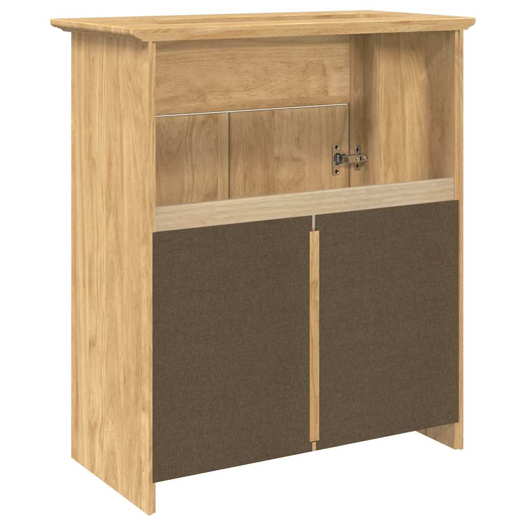 Bathroom Cabinet with Storage BODO Honey Brown 70 x 35 x 80 cm