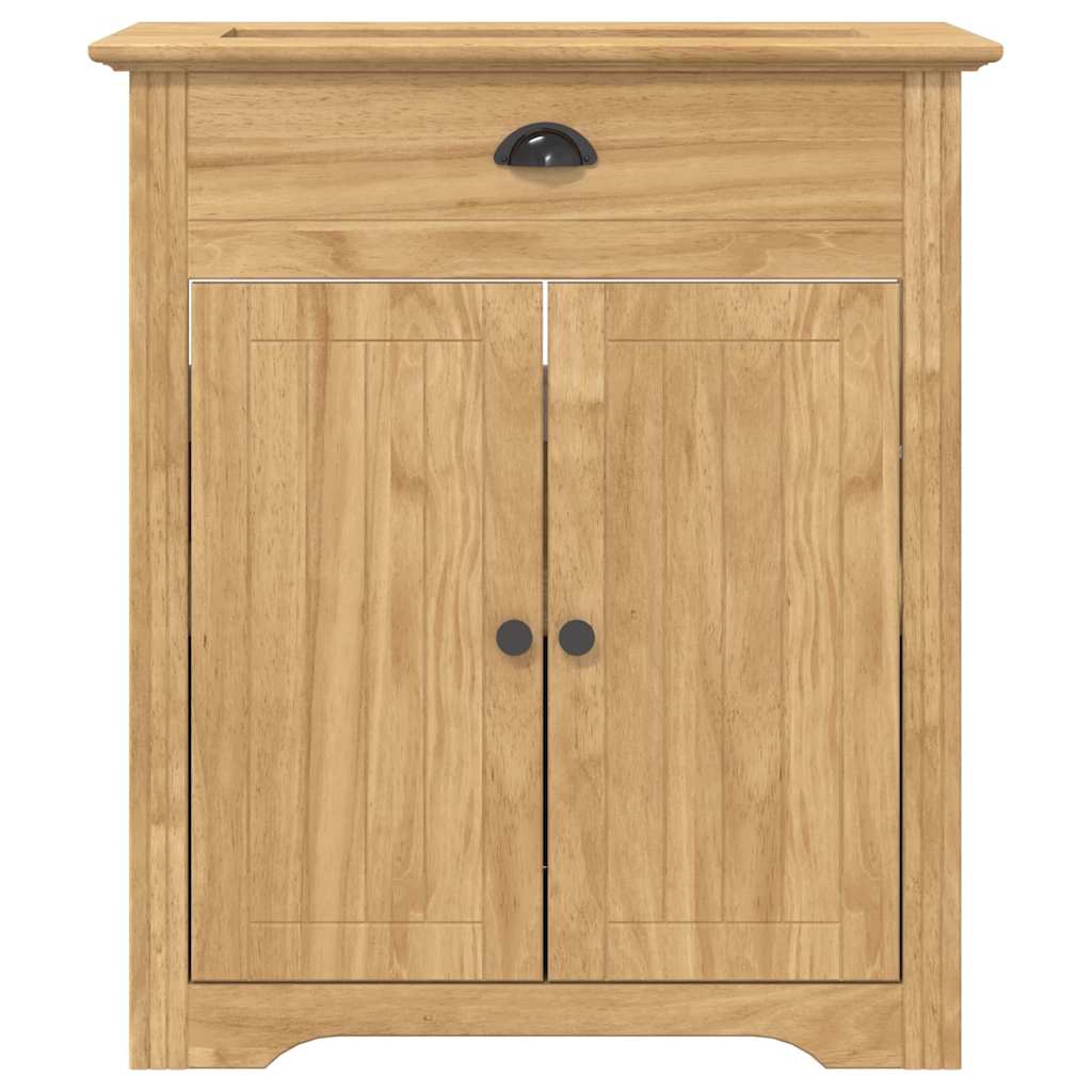 Bathroom Cabinet with Storage BODO Honey Brown 70 x 35 x 80 cm