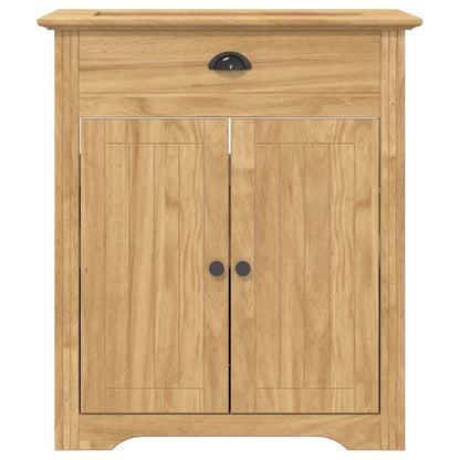 Bathroom Cabinet with Storage BODO Honey Brown 70 x 35 x 80 cm