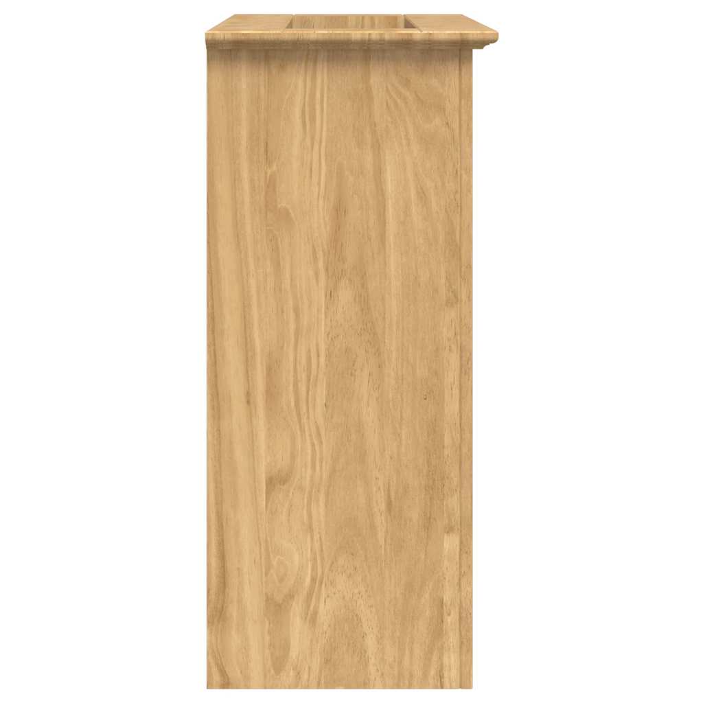 Bathroom Cabinet with Storage BODO Honey Brown 70 x 35 x 80 cm