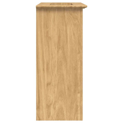 Bathroom Cabinet with Storage BODO Honey Brown 70 x 35 x 80 cm