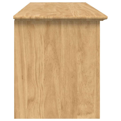 Hallway Bench BODO Honey Brown 118 x 40 x 50 cm Engineered Wood