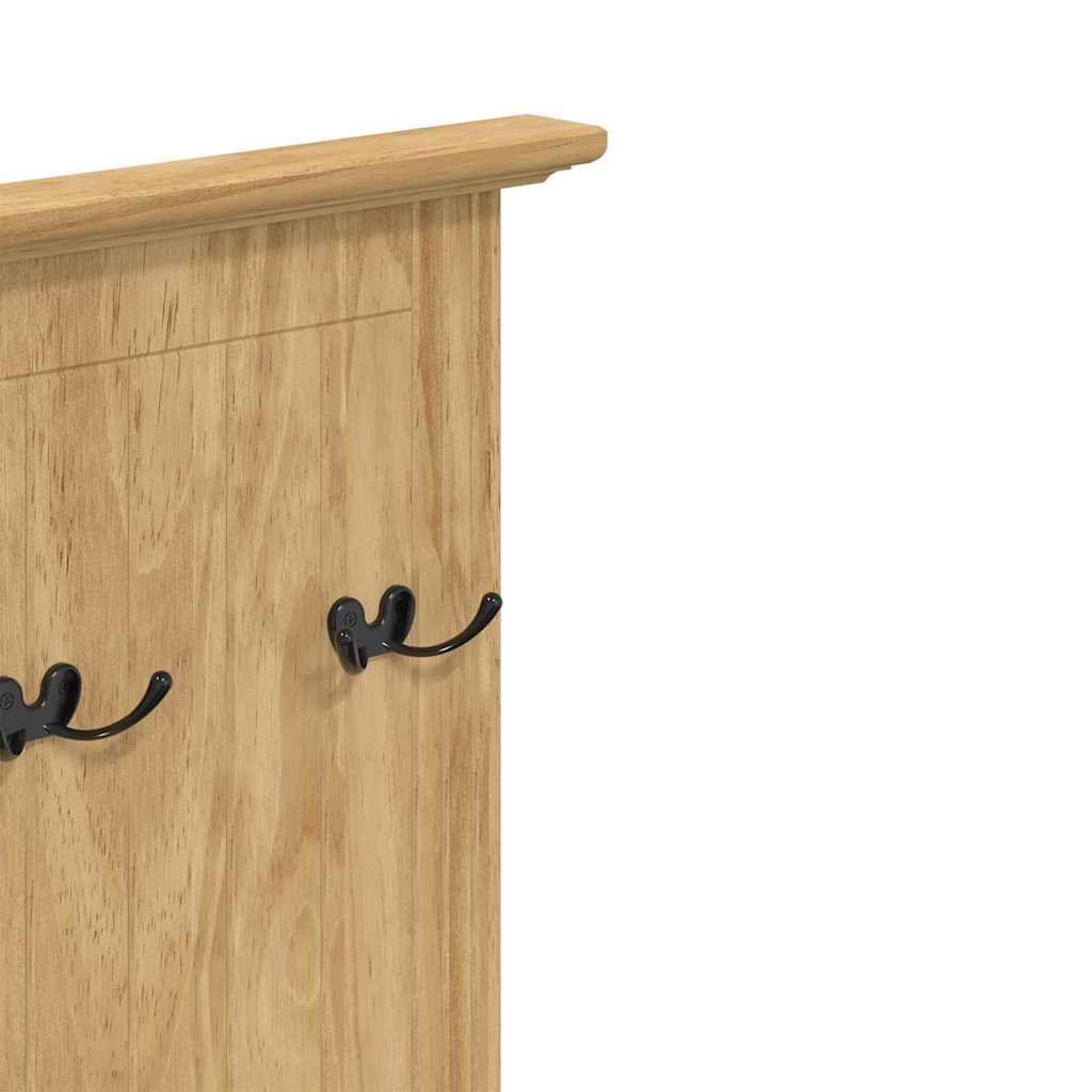 Hallway Cabinet with Drawer BODO Honey Brown 50 x 40 x 156.7 cm