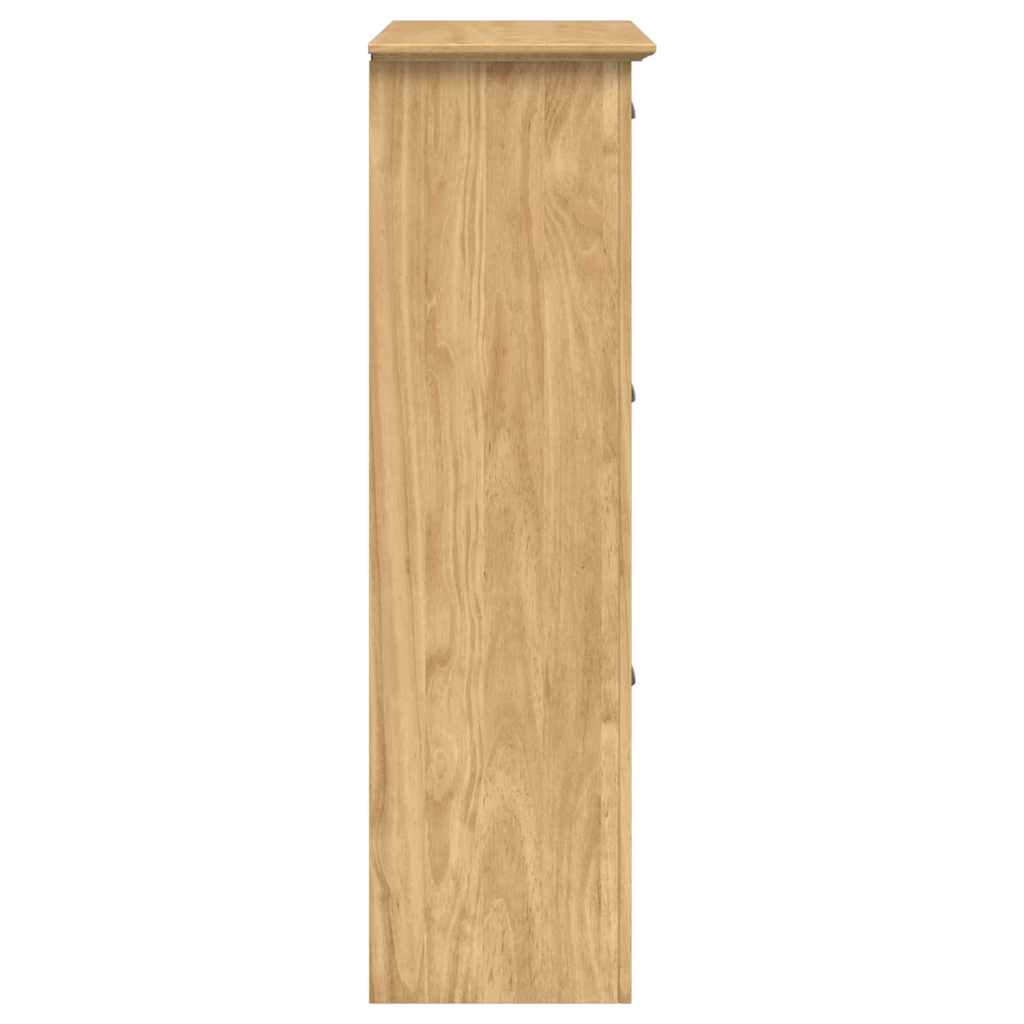 Shoe Rack BODO Honey Brown 80 x 35 x 118 cm Engineered Wood