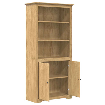 Bookcase BODO Honey Brown 82 x 40 x 173 cm Engineered Wood