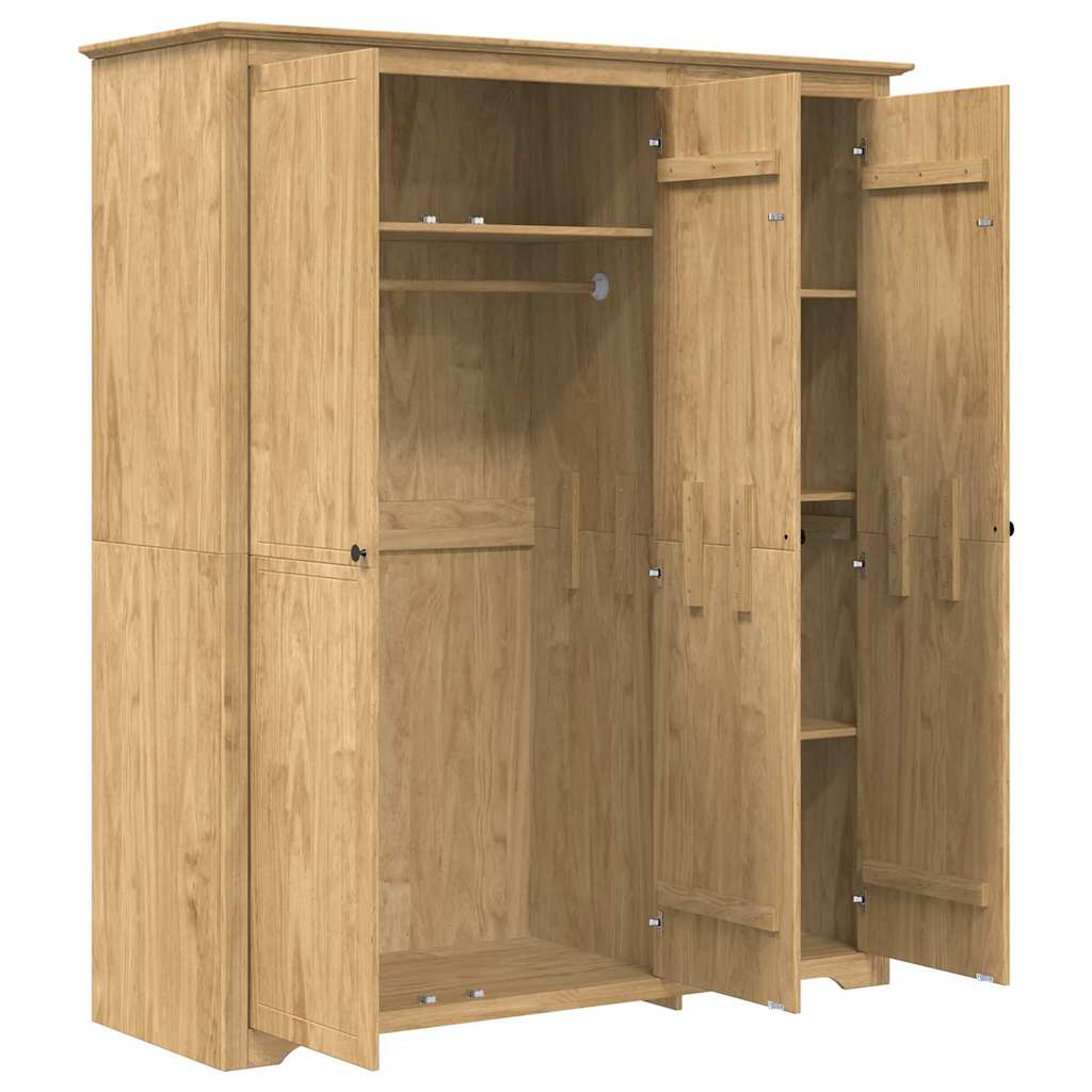 Wardrobe BODO Honey Brown 146 x 53.5 x 173 cm Engineered Wood