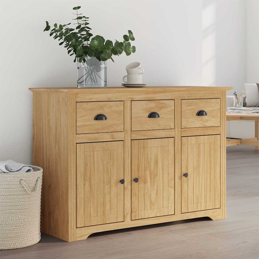 Sideboard BODO Honey Brown 115.5 x 44 x 80 cm Engineered Wood