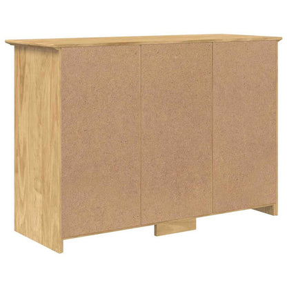 Sideboard BODO Honey Brown 115.5 x 44 x 80 cm Engineered Wood