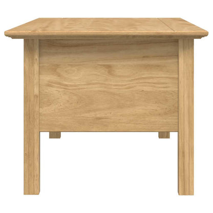 Coffee Table with Drawer BODO Honey Brown 100 x 55 x 45.8 cm