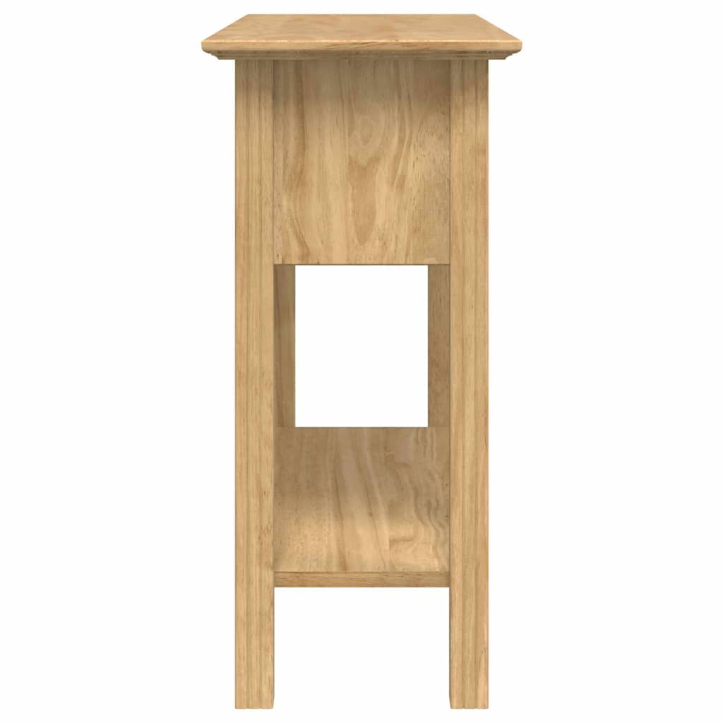 Console Table with Drawer BODO Honey Brown 91 x 34.7 x 74 cm
