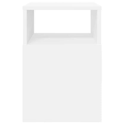 End Table 2 pcs White 30.5 x 30 x 45 cm Engineered Wood