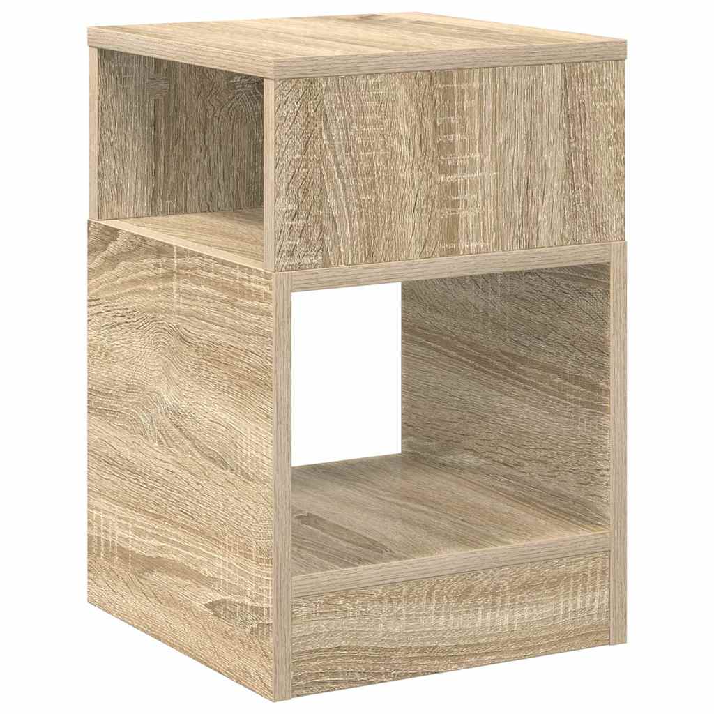 End Table Sonoma Oak 30.5 x 30 x 45 cm Engineered Wood