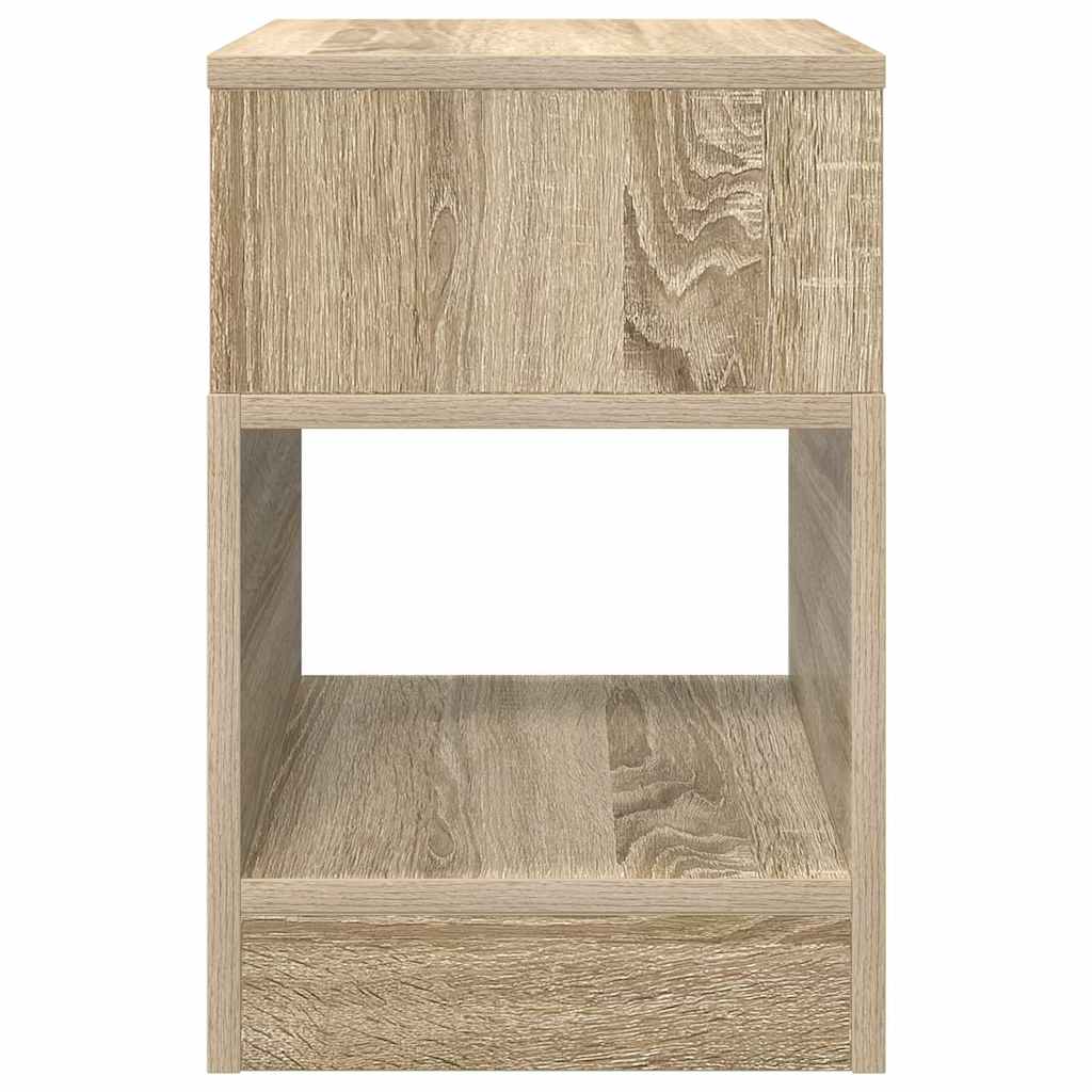 End Table Sonoma Oak 30.5 x 30 x 45 cm Engineered Wood