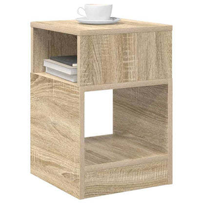 End Table Sonoma Oak 30.5 x 30 x 45 cm Engineered Wood