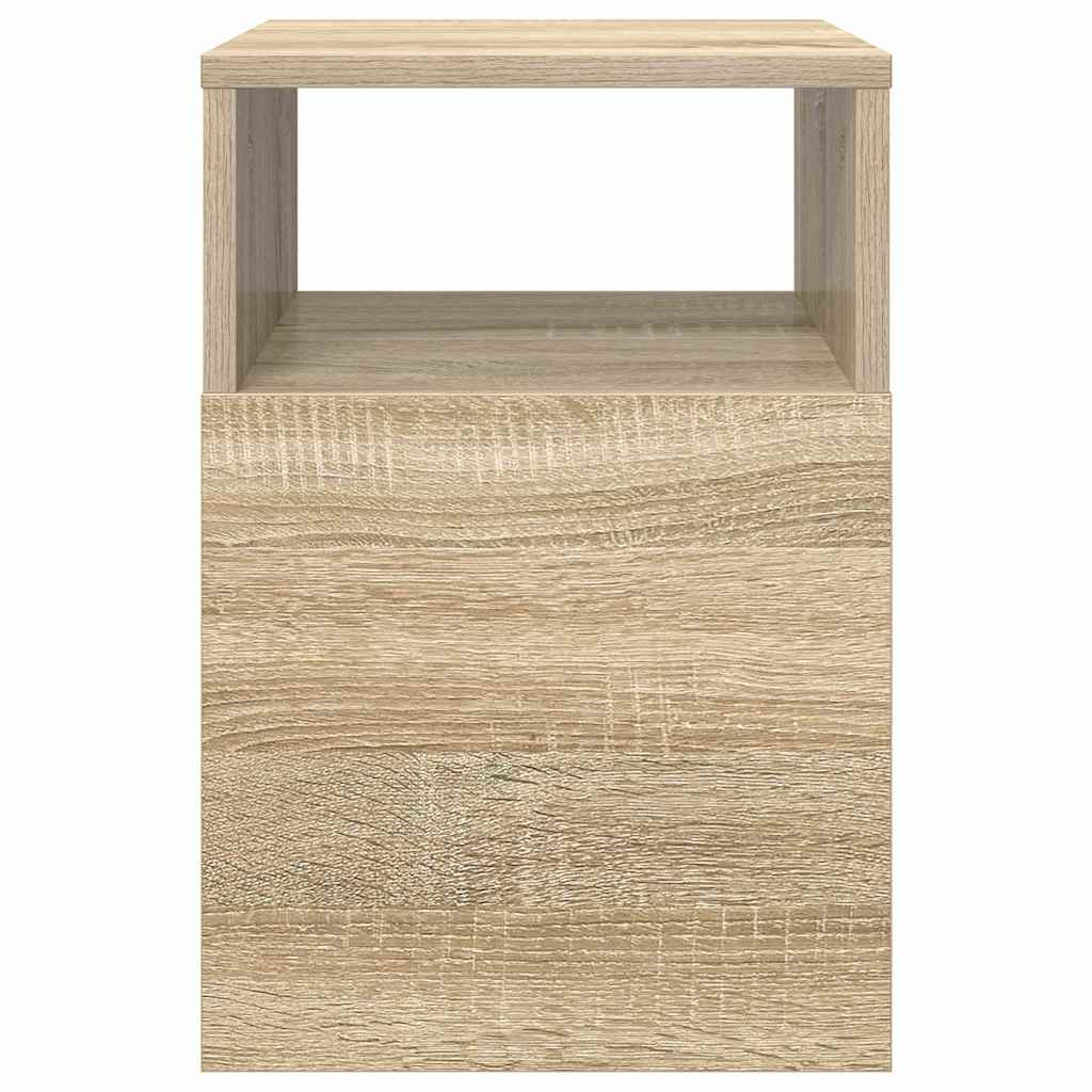 End Table 2 pcs Sonoma Oak 30.5 x 30 x 45 cm Engineered Wood