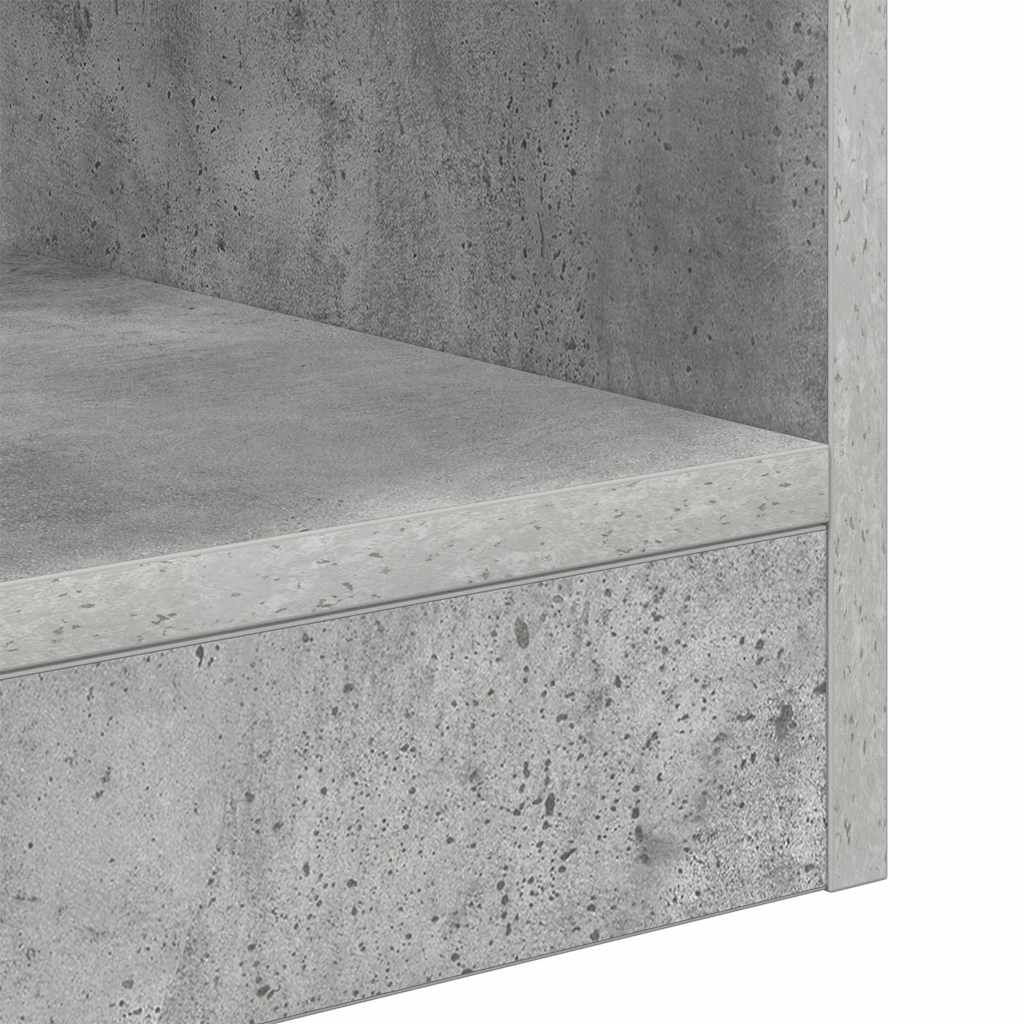 End Table Concrete Grey 30.5 x 30 x 45 cm Engineered Wood