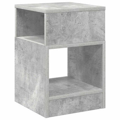 End Table Concrete Grey 30.5 x 30 x 45 cm Engineered Wood