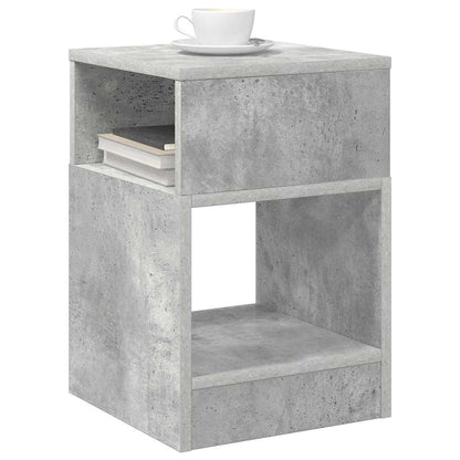 End Table 2 pcs Concrete Grey 30.5 x 30 x 45 cm Engineered Wood