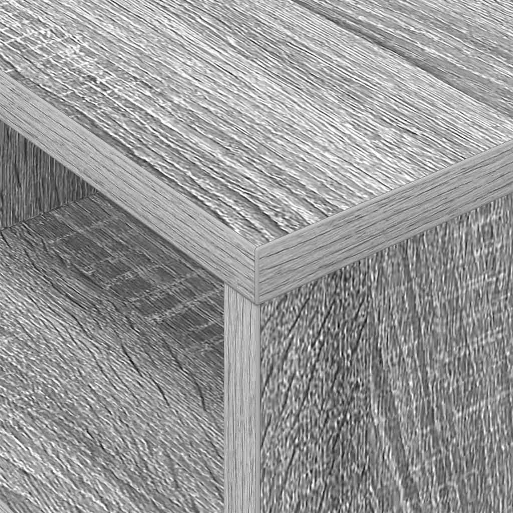 End Table Grey Sonoma 30.5 x 30 x 45 cm Engineered Wood