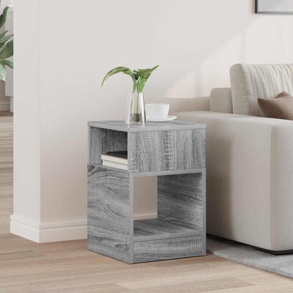 End Table Grey Sonoma 30.5 x 30 x 45 cm Engineered Wood