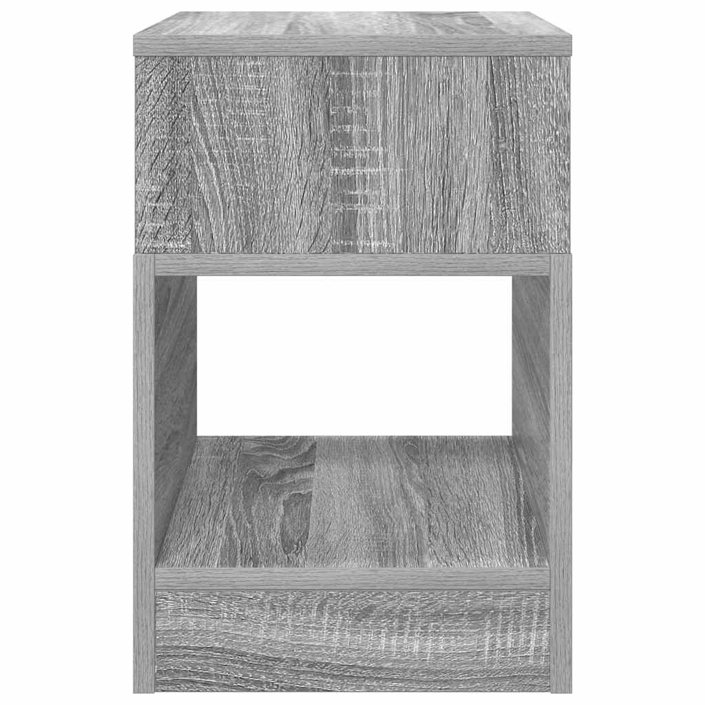 End Table Grey Sonoma 30.5 x 30 x 45 cm Engineered Wood