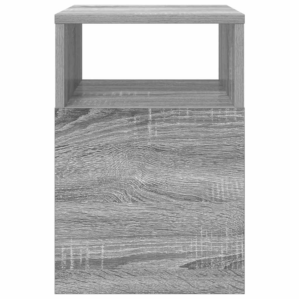 End Table Grey Sonoma 30.5 x 30 x 45 cm Engineered Wood