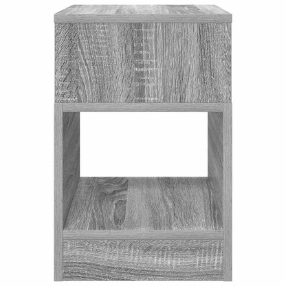 End Table 2 pcs Grey Sonoma 30.5 x 30 x 45 cm Engineered Wood