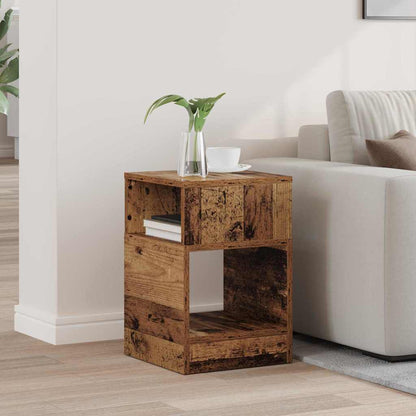 End Table Old Wood 30.5 x 30 x 45 cm Engineered Wood