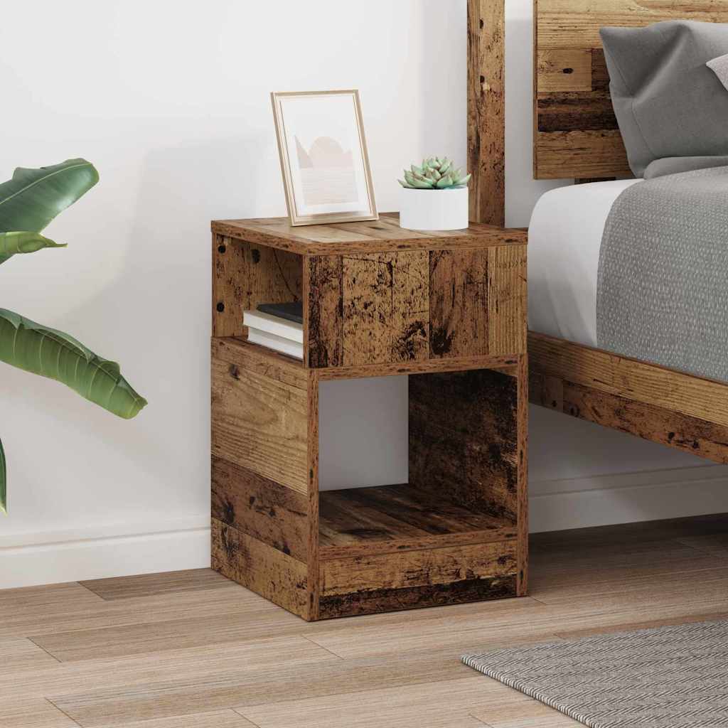 End Table Old Wood 30.5 x 30 x 45 cm Engineered Wood