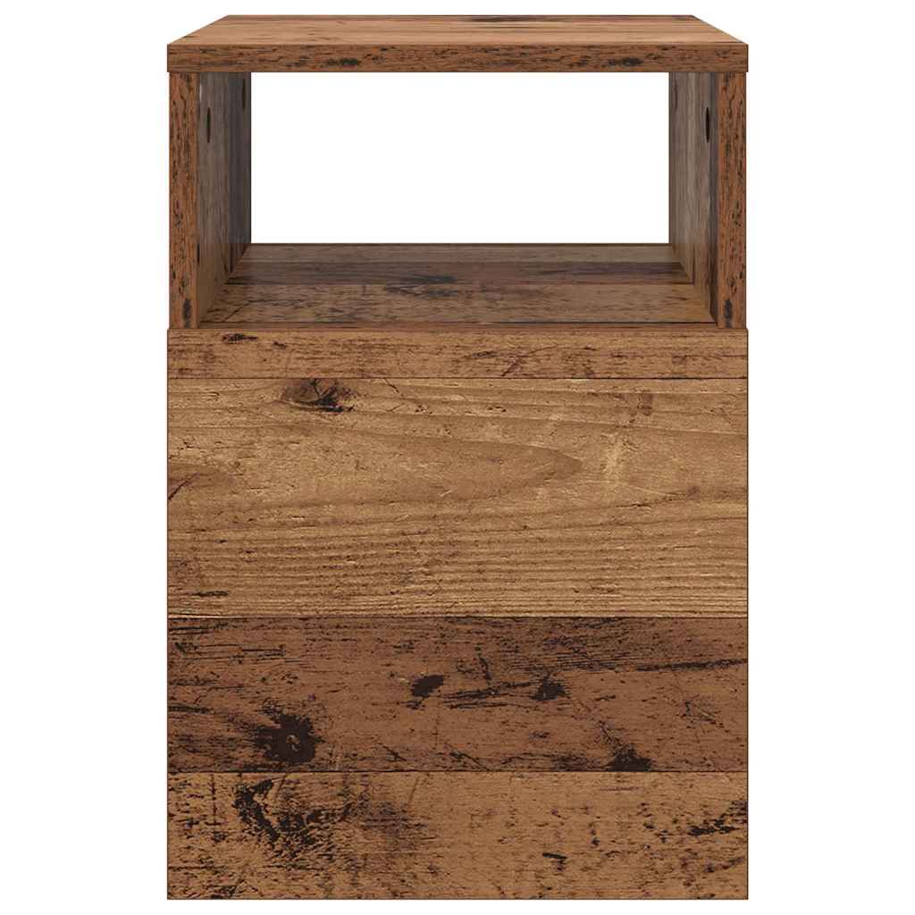 End Table Old Wood 30.5 x 30 x 45 cm Engineered Wood